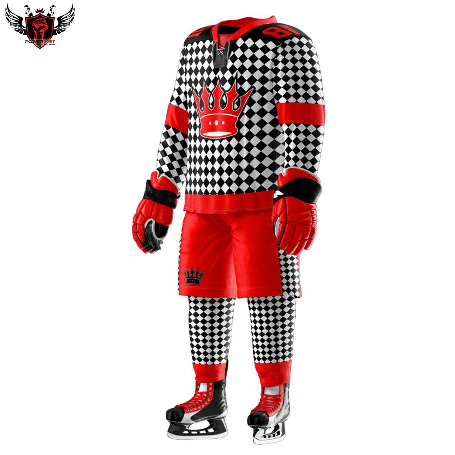 Premium Quality Ice Hockey Uniform Customize Logo Size Adult Custom Packing Customized Team Sportswear for Adults