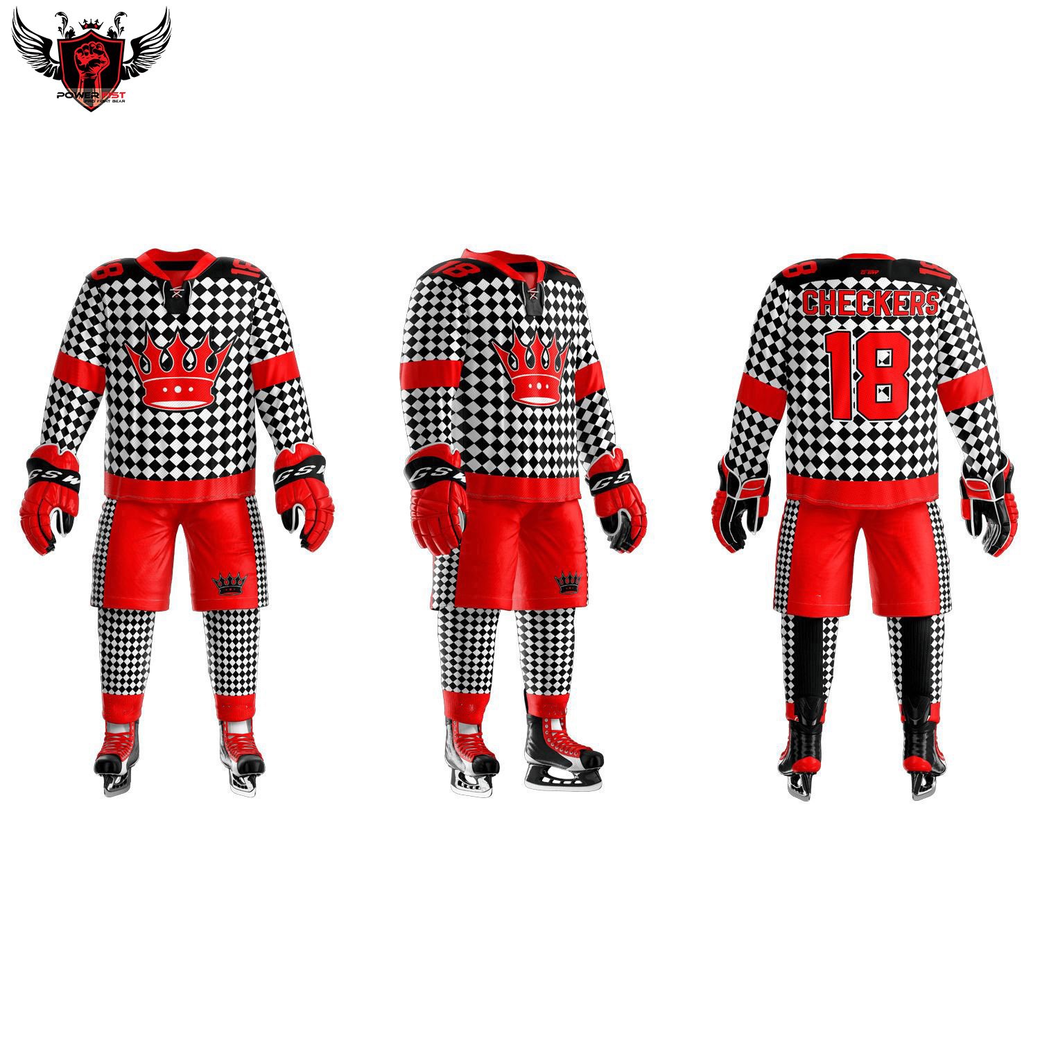 Premium Quality Ice Hockey Uniform Customize Logo Size Adult Custom Packing Customized Team Sportswear for Adults