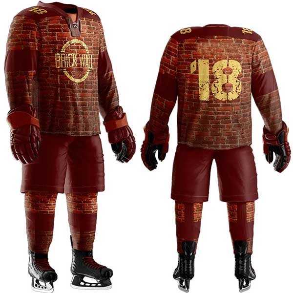 OEM service factory direct Adjustable rate Unique Design top manufacturer Ice Hockey Uniform