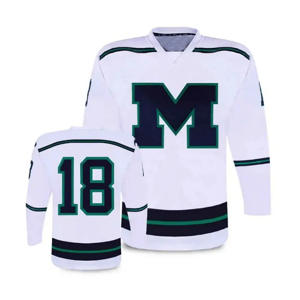 Fashion custom ice hockey uniform team wear embroidered ice hockey jersey for youth hockey team