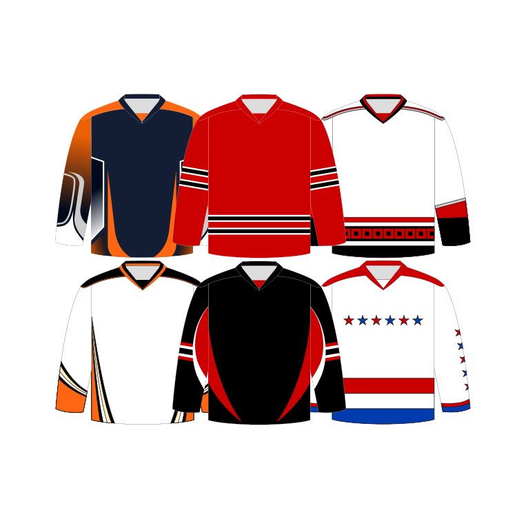 OEM Sublimated Hockey Jerseys Custom Logo Ice Hockey Uniforms Ice Hockey Style Jersey