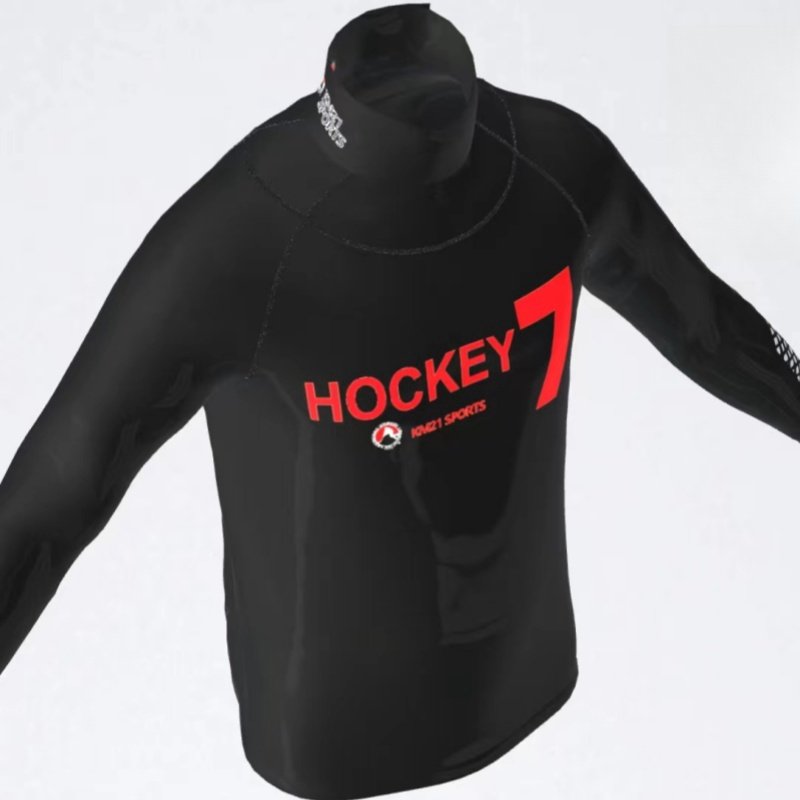 OEM Ice Hockey Base Layer Shirt Wholesale Blank Long Sleeve Breathable Ice Hockey Baselayer Shirt