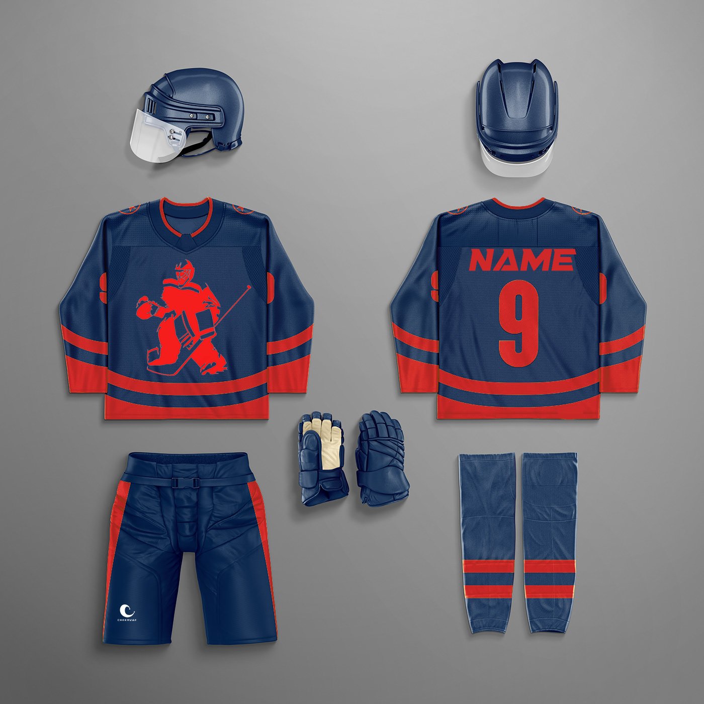 New Design Breathable Ice Hockey Jerseys Custom Sublimated Youth Ice Hockey Wear