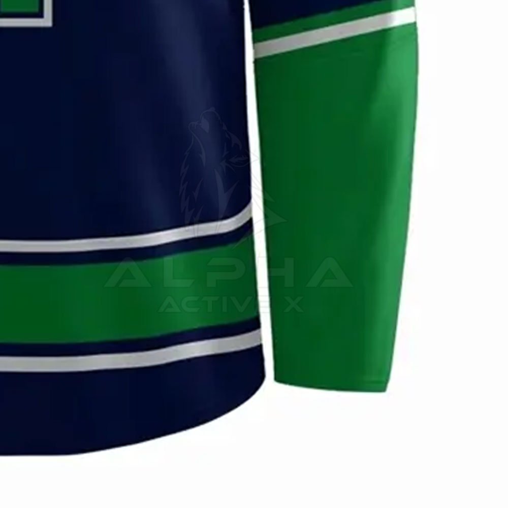 Custom Made Lightweight Men's Ice Hockey Jersey High Quality Polyester OEM Printed Team Name on Sale for Sports Wear