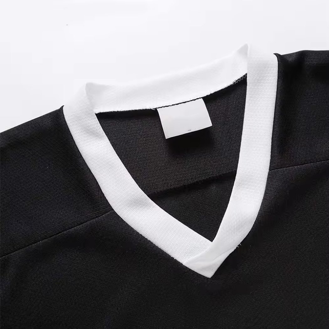 Wholesale Best Quality Hot Selling 100% Polyester Men's Ice Hockey Jersey Long Sleeve Plus Size Custom with OEM Team Name