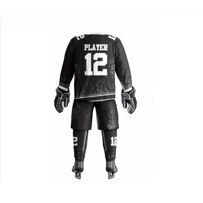 New Style Breathable Premium Quality Factory Manufacture Ice Hockey Jersey And Pant Sets Custom Price Ice Hockey Uniform