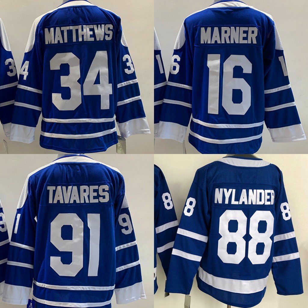 2024 Stitched Mitchell #16 Marner William #88 Nylander Auston #34 Matthews John #91 Tavares Best Quality Stitched Jerseys
