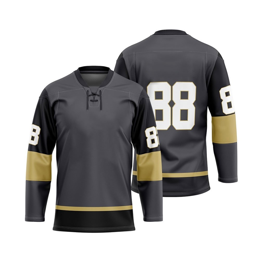 Hot Selling 88 Customized International Ice Hockey Jersey Reversible Ice Hockey Jersey OEM Hockey Jersey