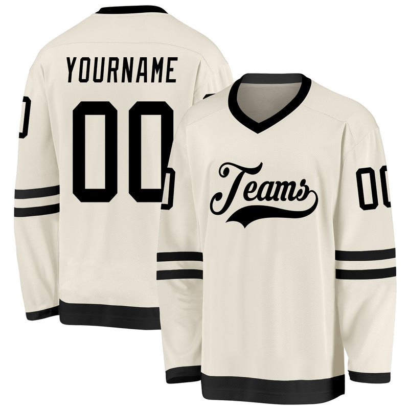 Customize Long Sleeved Ice Hockey American Football Jerseys OEM Team Name Custom Design with Embroidery Blank Pattern Style