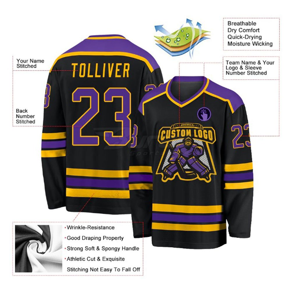 Made In Best Material Hot Selling Men Ice Hockey Jersey Factory Made Low Price Ice Hockey Jersey