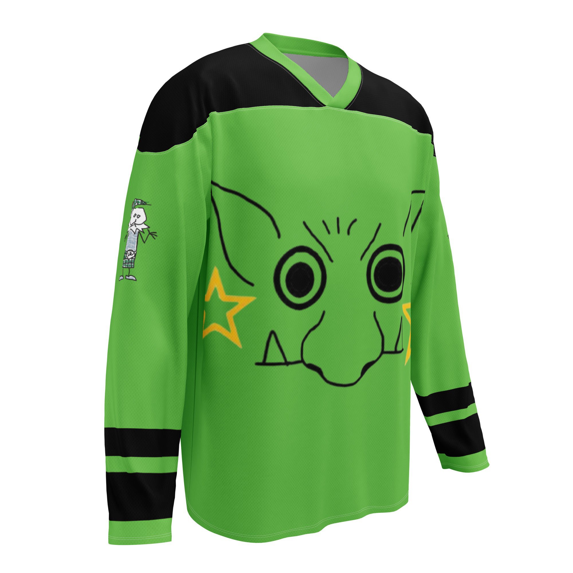 Top quality 100% polyester Jersey Casual Wear Hockey Jerseys Sublimation Funny Green Ice Hockey Jersey
