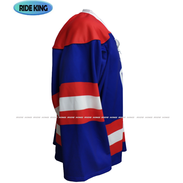 2021 Ride King OEM Sublimation Team Mens custom sublimated ice hockey jersey