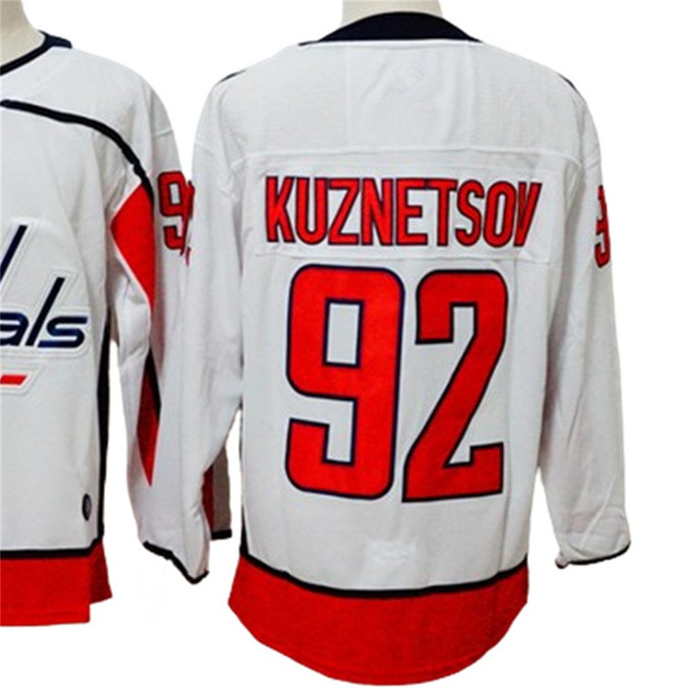 Custom team Hockey Jerseys 92# KUZNETSOV 77# OSHIE 70# HOLTBY Hockey Jersey Embroidery Shirts Sports Wear