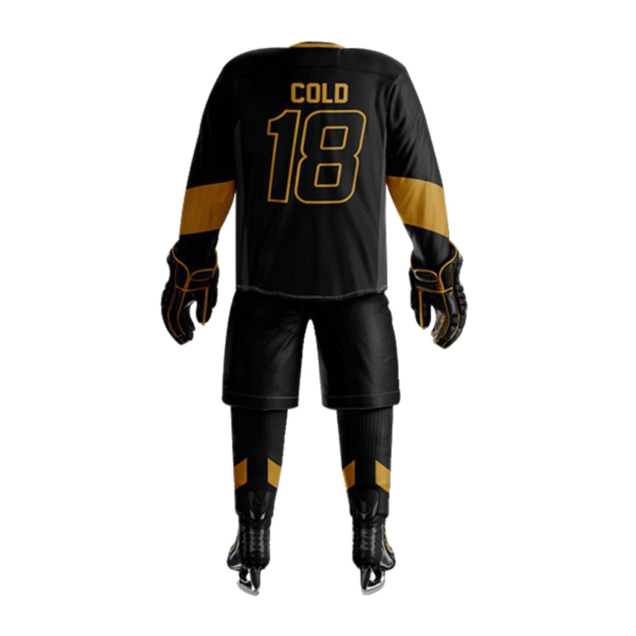 OEM Services Customized Sublimated Ice Hockey Uniforms Comfortable & Breathable Sets with Team Name 'Custom Team'