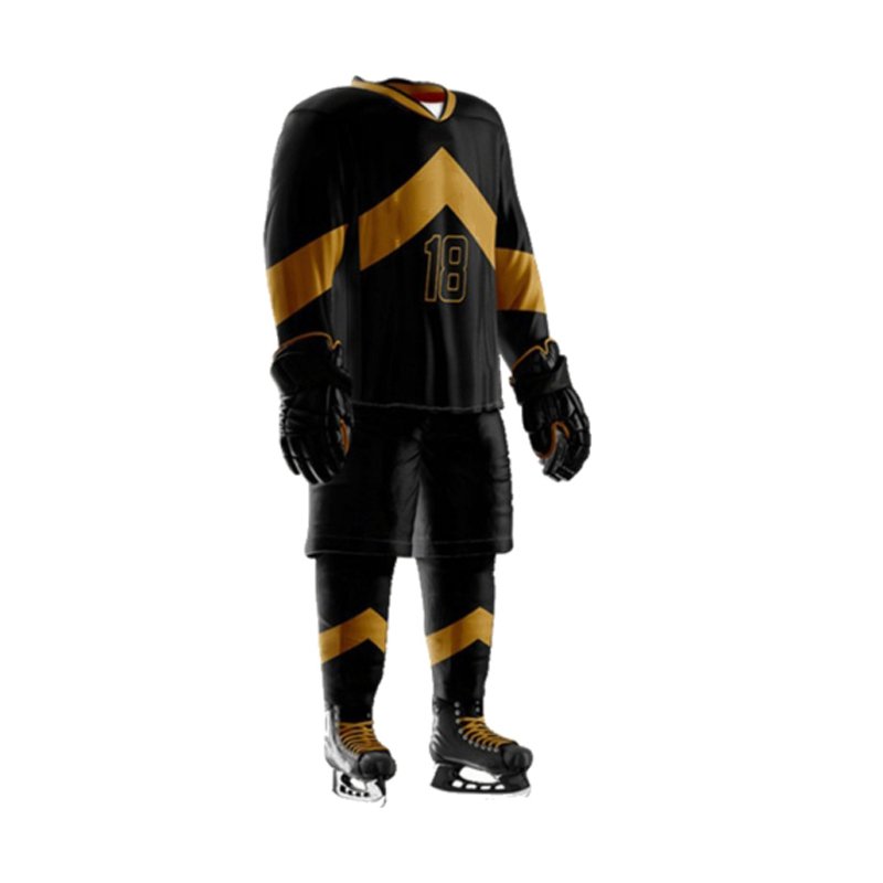 OEM Services Customized Sublimated Ice Hockey Uniforms Comfortable & Breathable Sets with Team Name 'Custom Team'