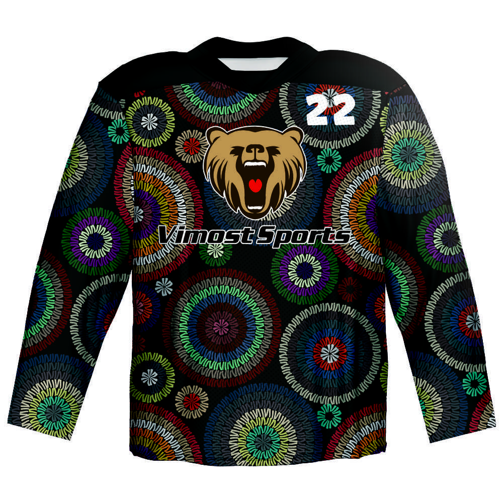Hot Sale Fashion Cool Man's Ice Hockey Shirts With Your Own Designs