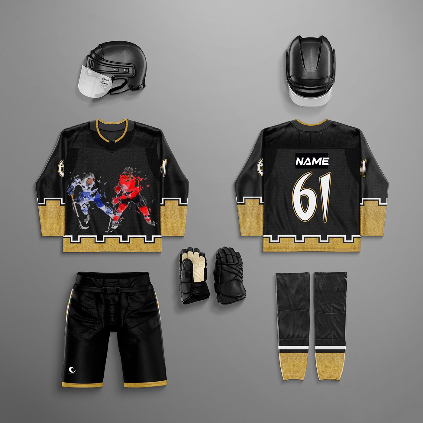 Top Sublimation Ice Hockey Jersey Breathable Adult Youth Ice Hockey Wear