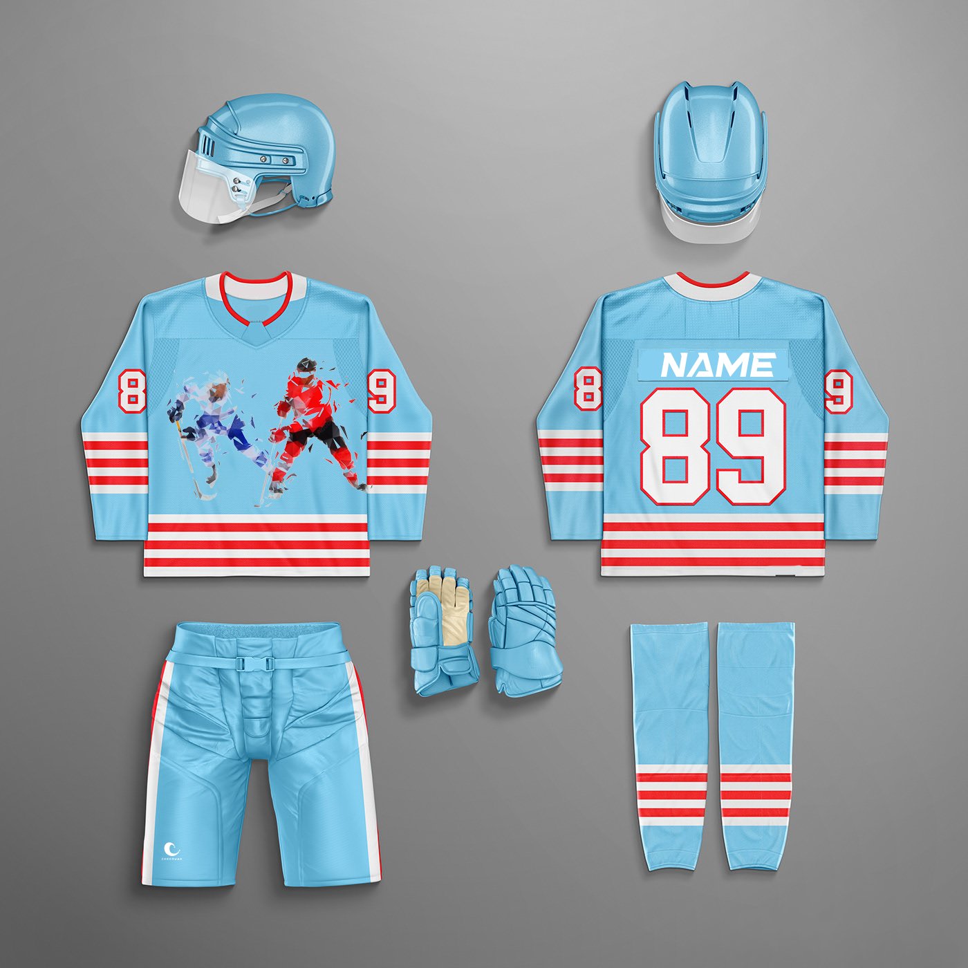 Top Sublimation Ice Hockey Jersey Breathable Adult Youth Ice Hockey Wear