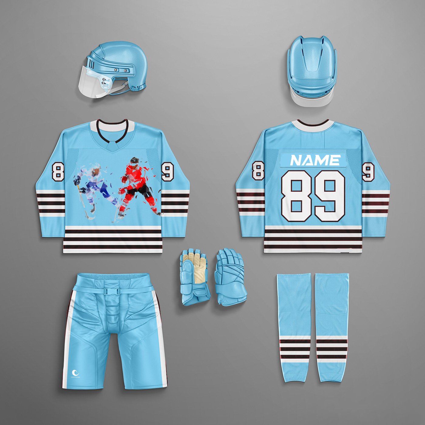 Top Sublimation Ice Hockey Jersey Breathable Adult Youth Ice Hockey Wear