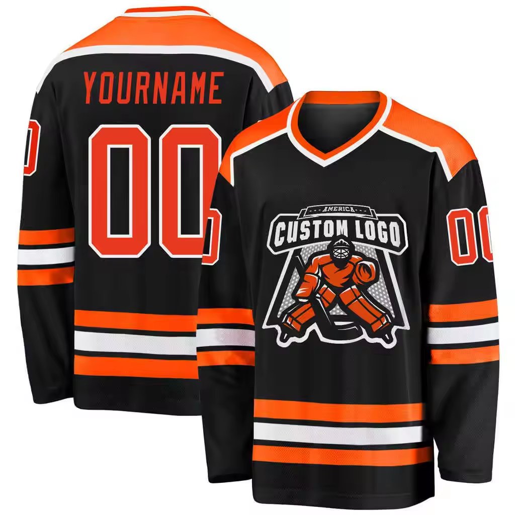 Free Design Plus Size Lacrosse Jersey 100% Polyester Sublimation Ice Hockey Jersey Outdoor Sports Training Field Hockey Jersey