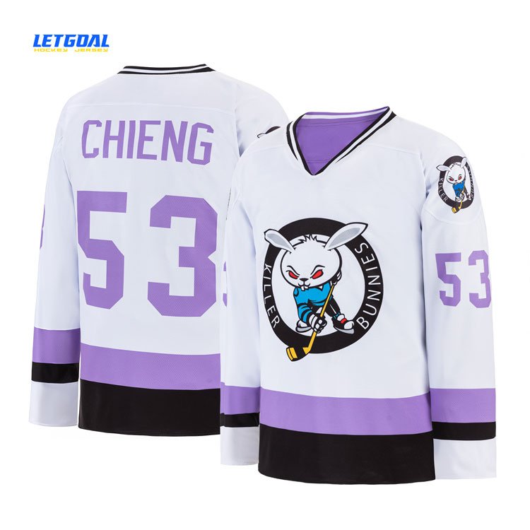 2023 Latest Design Hockey Jerseys Sublimated Hockey Jerseys Pro Ice Hockey Uniform
