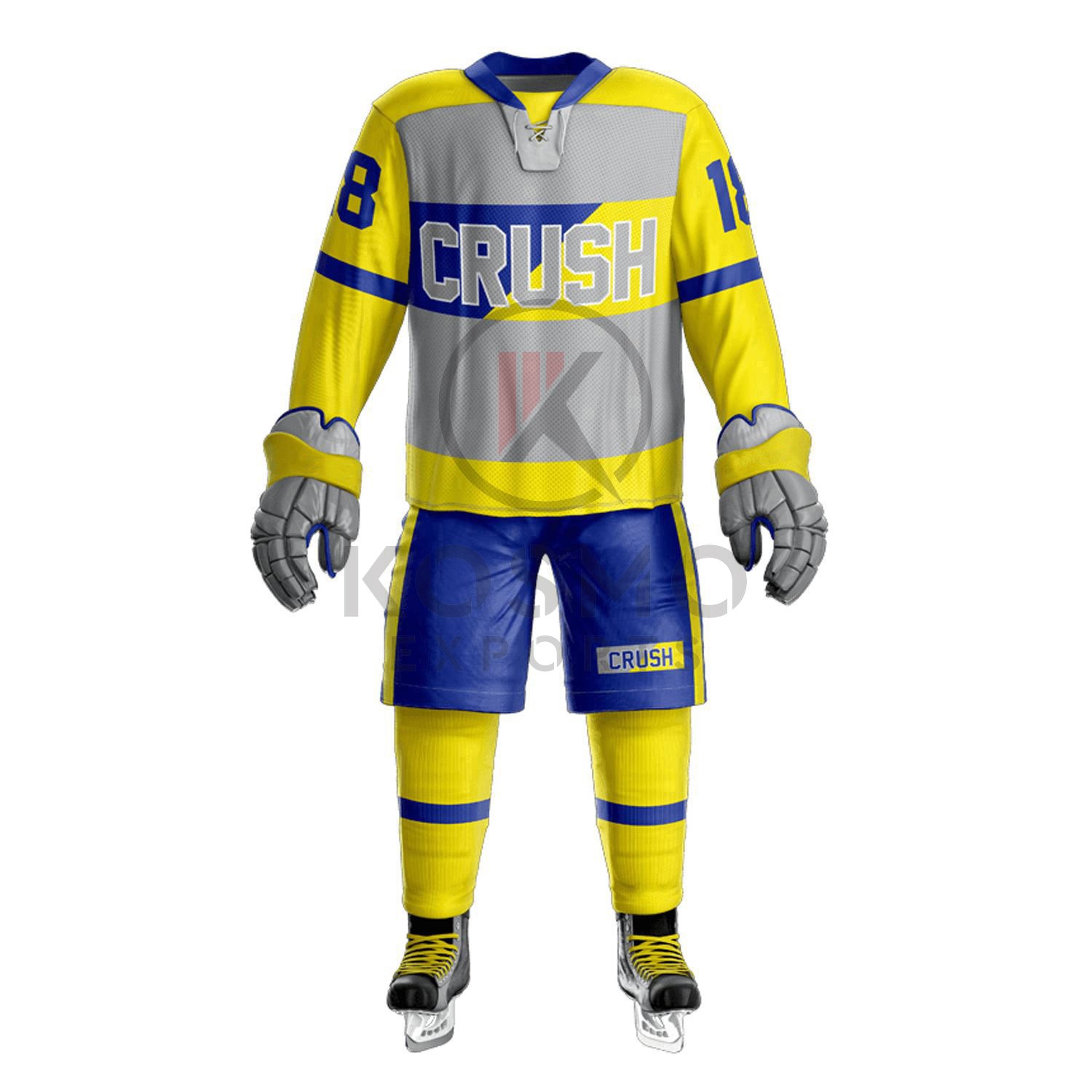 Best Selling Ice Hockey Uniform Custom Made Logo Sublimation Comfortable Team Hockey Uniform