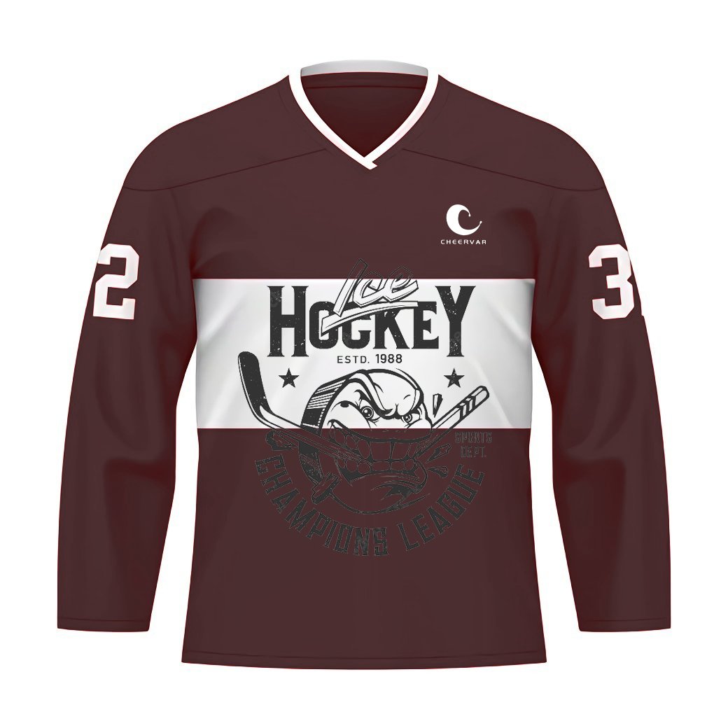 Breathable Ice Hockey Jerseys Professional Ice Hockey Uniforms Wholesale Custom Designed Ice Hockey Wear