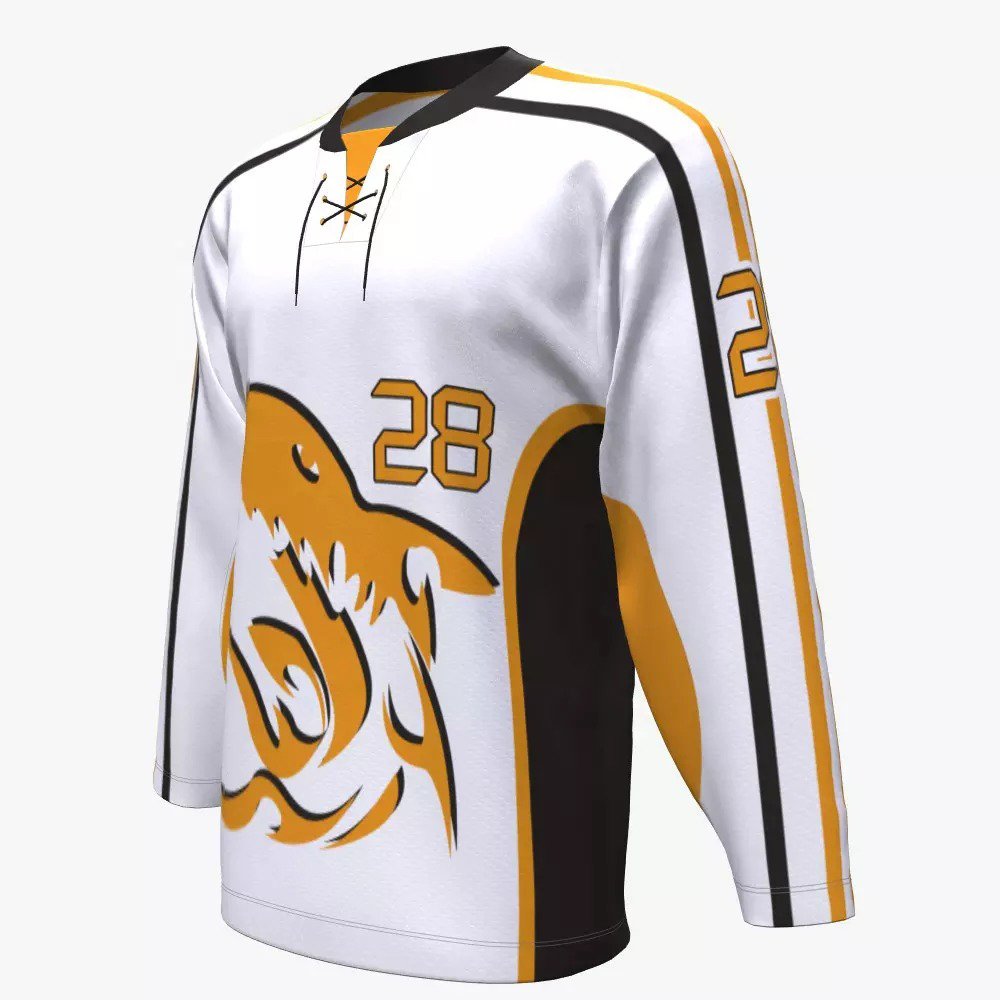 Wholesale Trending Men's Ice Hockey Jersey Custom Logo Printed Sublimated Polyester Jersey OEM Custom Team Name