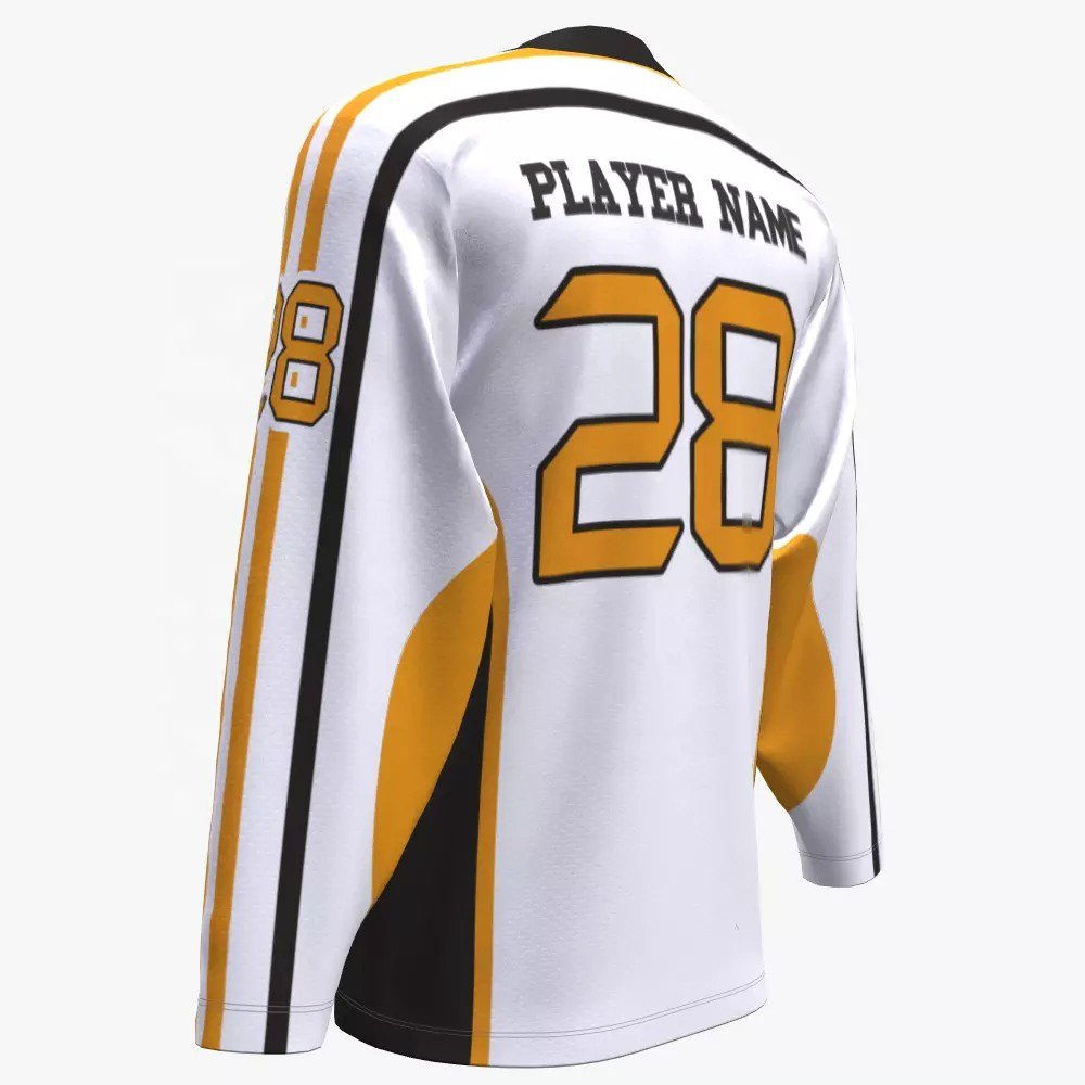 Wholesale Trending Men's Ice Hockey Jersey Custom Logo Printed Sublimated Polyester Jersey OEM Custom Team Name
