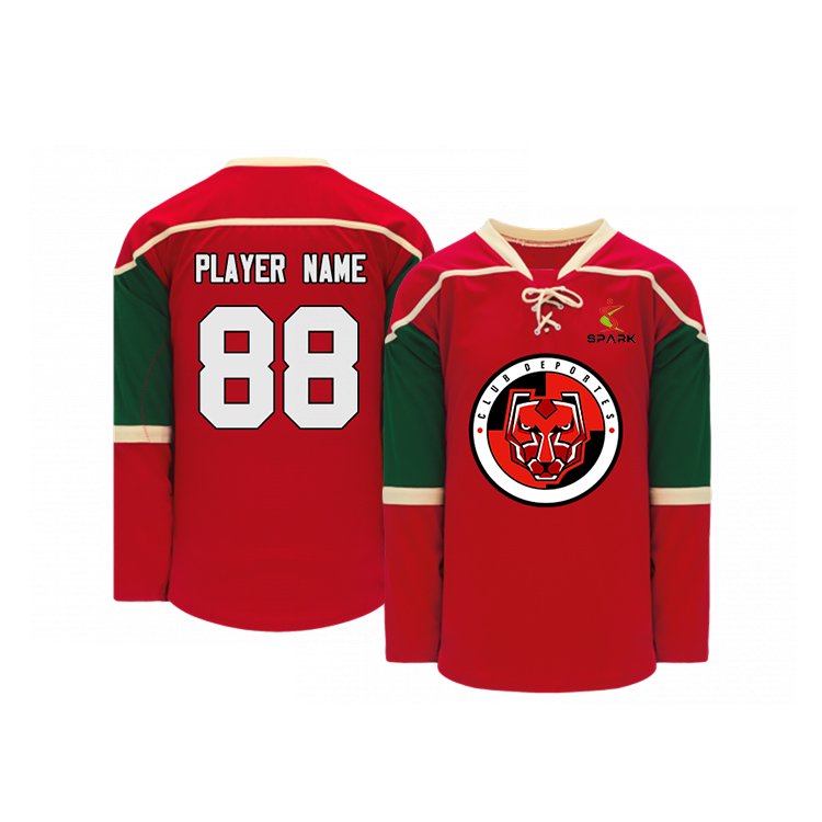 Custom Made Ice Hockey Jersey Team Uniform Hockey Jersey High Quality Men's Sublimation Ice Hockey Wear