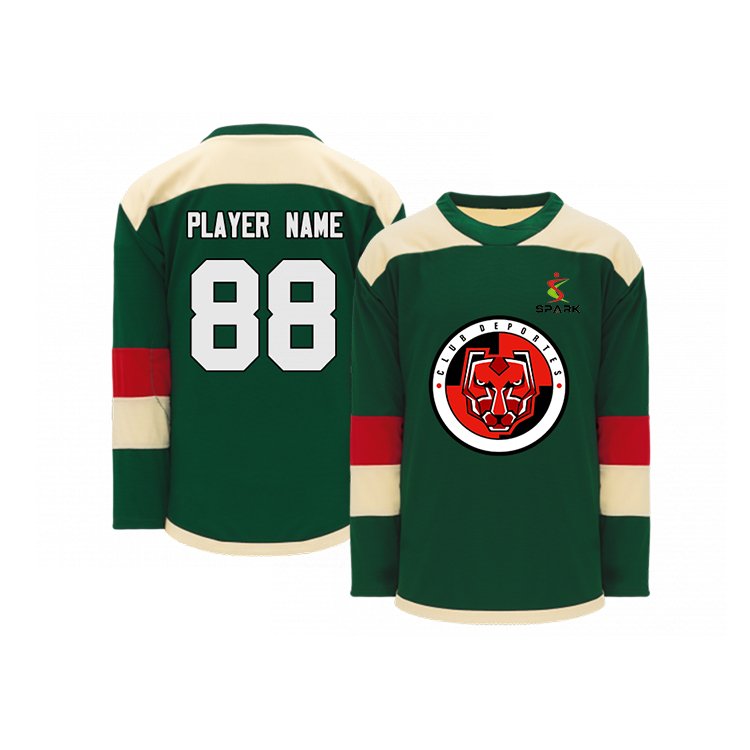 Custom Made Ice Hockey Jersey Team Uniform Hockey Jersey High Quality Men's Sublimation Ice Hockey Wear