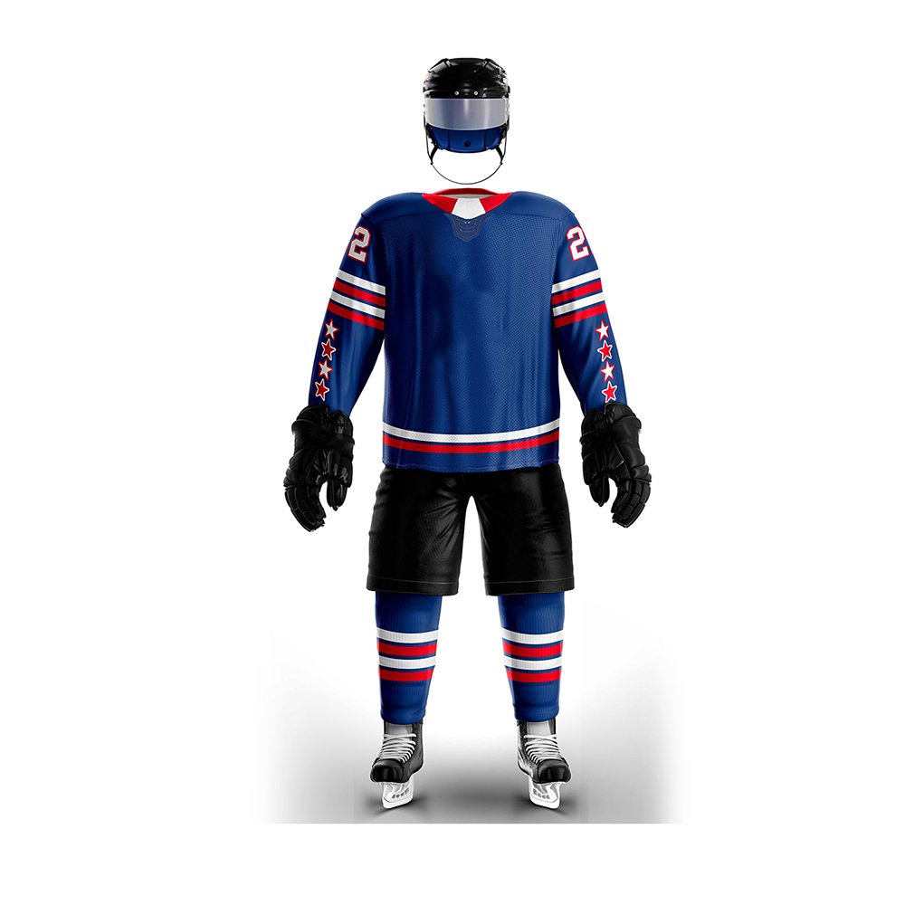 2024 Ice Hockey Uniform Jerseys Full Sleeve Sublimated Men's Sports Wear Uniform