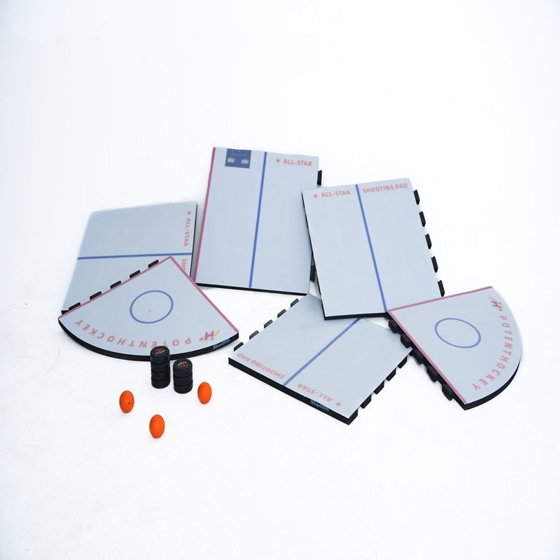 Improve Your Puck Handling And Shooting Skills With Our Electronic Hockey Board Designed Fun Games Shooting Pads Fun Tool