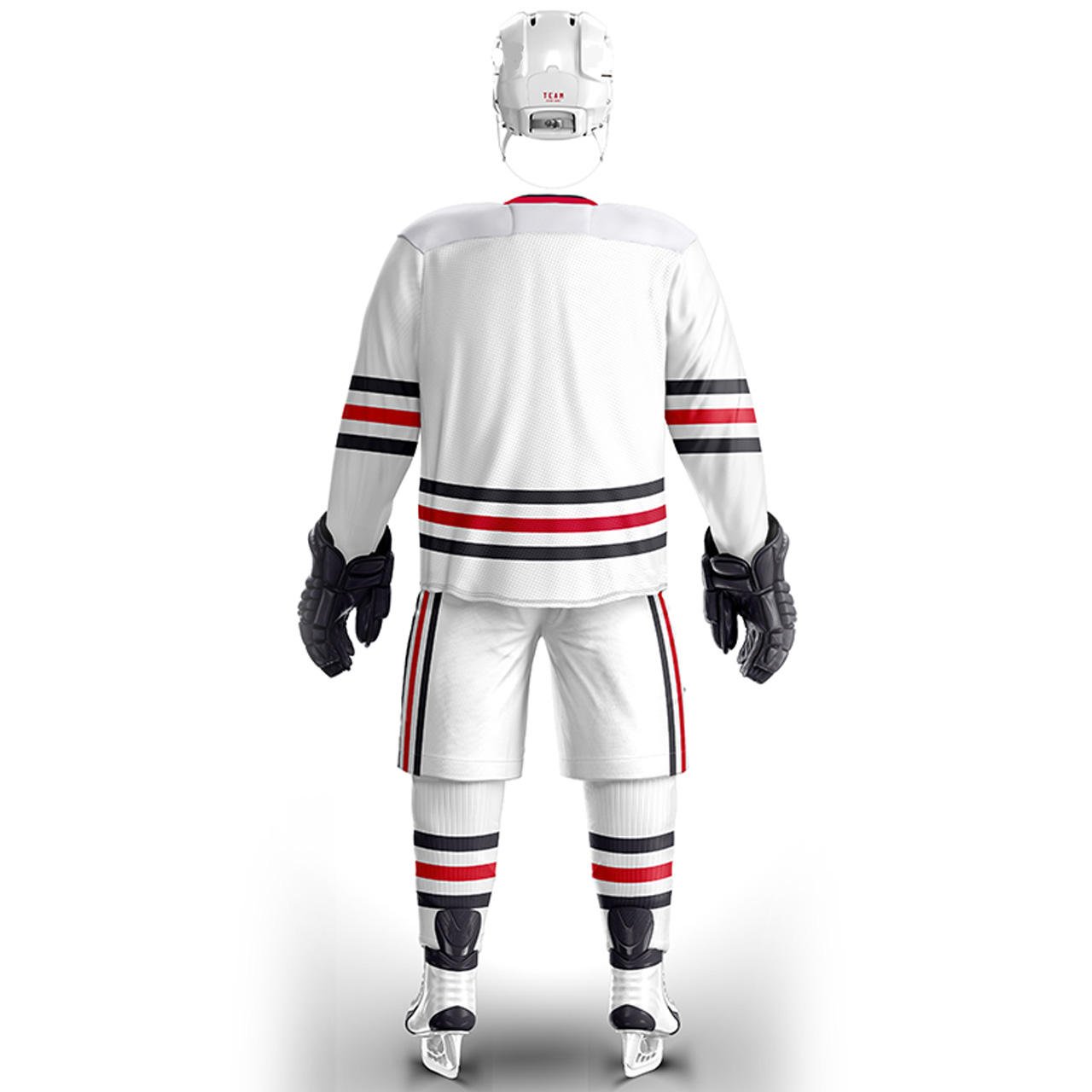 Factory Direct Sale Cheap Team Training Embroidery Printing Large Size Men's Ice Hockey Jersey Set