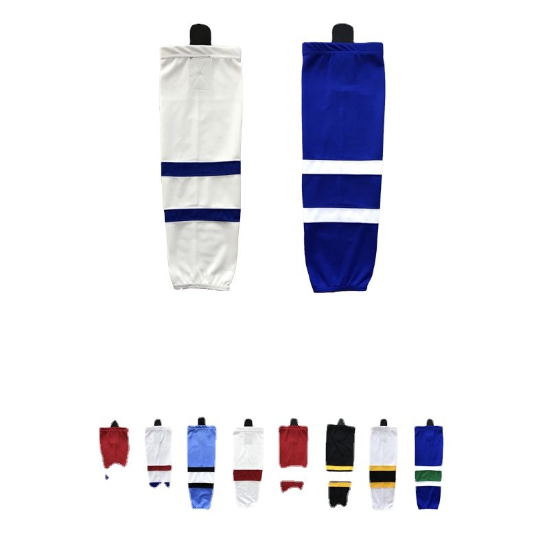 custom design stitched ice hockey socks hockey club practice leggings professional hockey socks for game