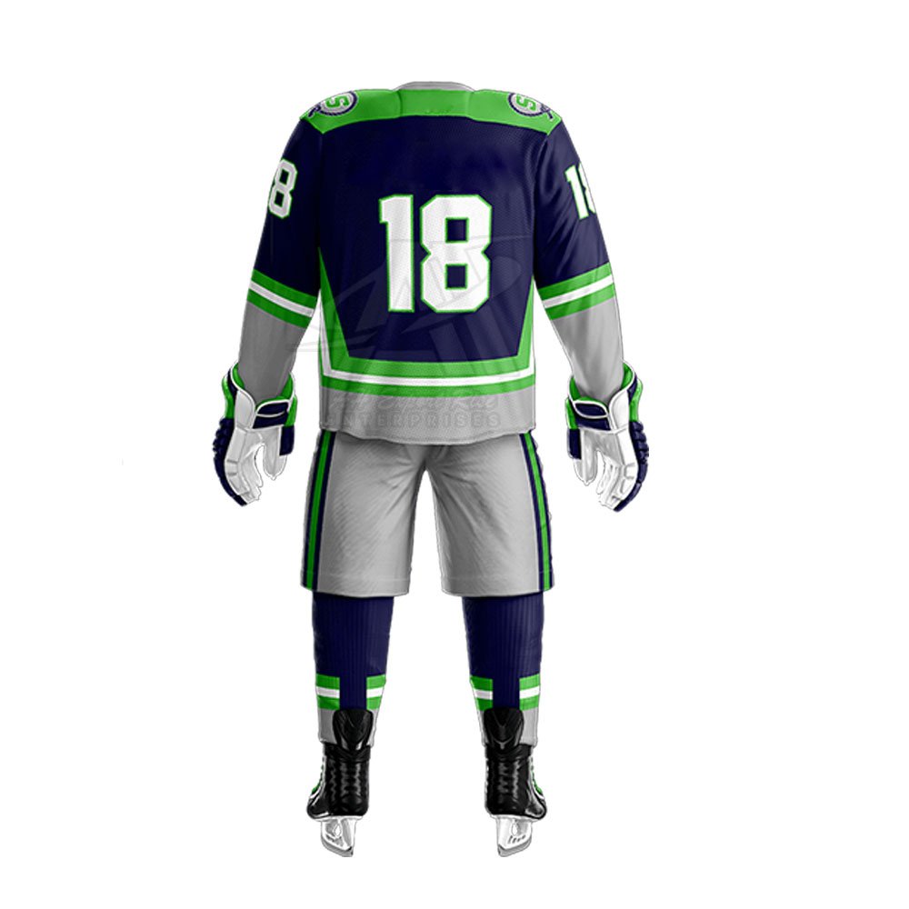 2024 Newest Style Custom Ice Hockey Uniforms 100% Polyester Fabric Men's Ice Hockey Uniform