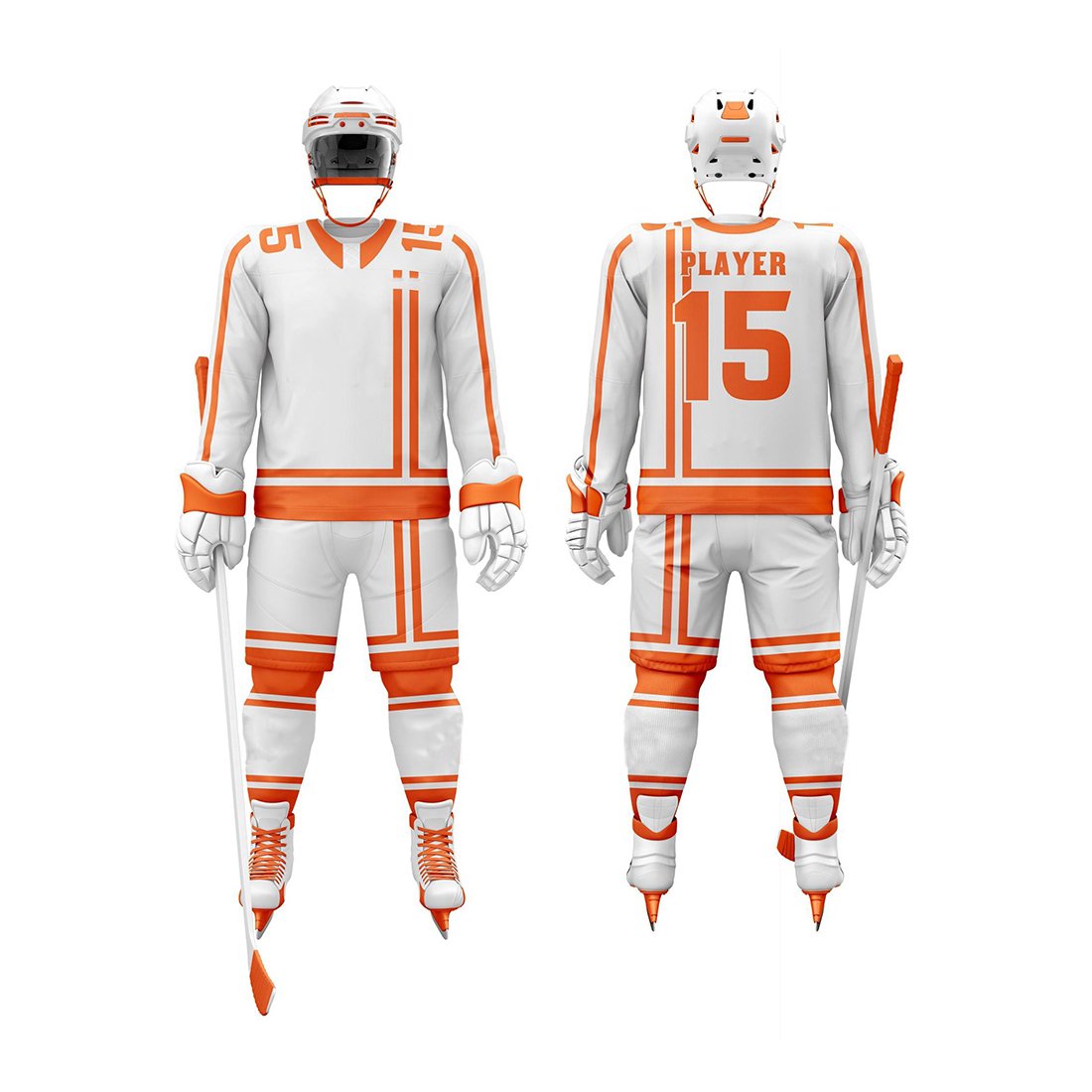 Unisex Custom Design Hockey Jerseys Cheap OEM Ice Hockey Customized Logo Team Sports Sublimation Ice Hockey Uniform