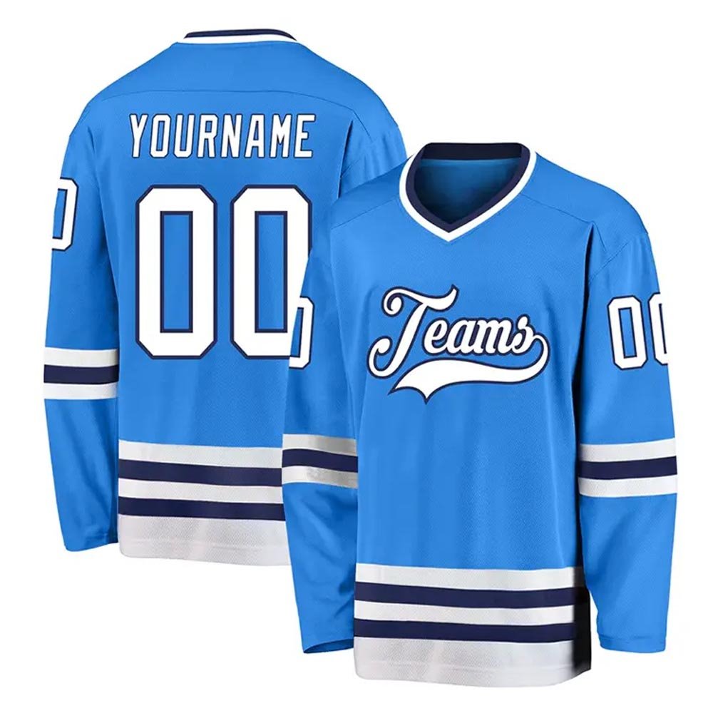 NEW Custom Ice Hockey Jersey Sublimated Printing Logo Design Youth Capitals Hockey Jersey