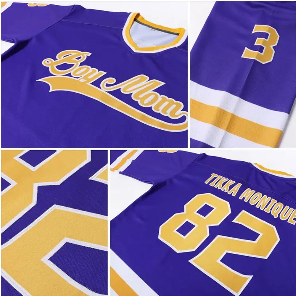 NEW Custom Ice Hockey Jersey Sublimated Printing Logo Design Youth Capitals Hockey Jersey