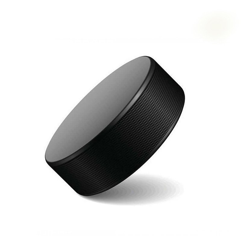 Wholesale skating rink training special ice puck 75*25mm customizable high quality rubber ice hockey puck