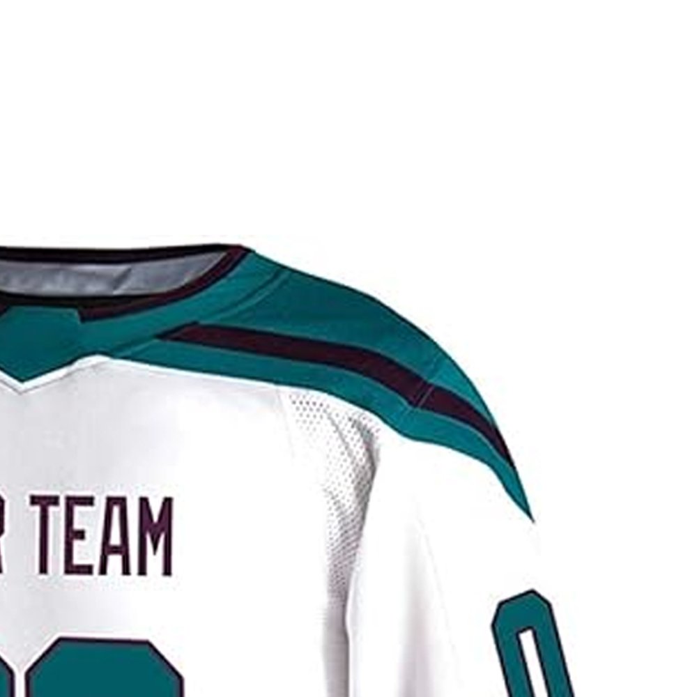 New Custom Embroidered Ice hockey jerseys design NHLing anaheim ducks hockey jersey sublimated mesh ice honckey team uniform