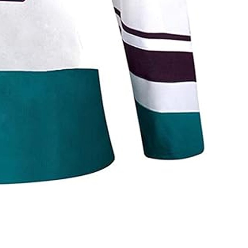 New Custom Embroidered Ice hockey jerseys design NHLing anaheim ducks hockey jersey sublimated mesh ice honckey team uniform