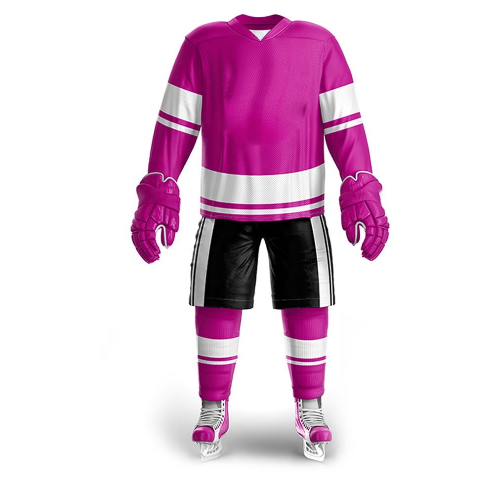 New Fashionable Ice Hockey Uniform Design Professional Customized Ice Hockey Uniform Light Weight Ice Hockey Uniform