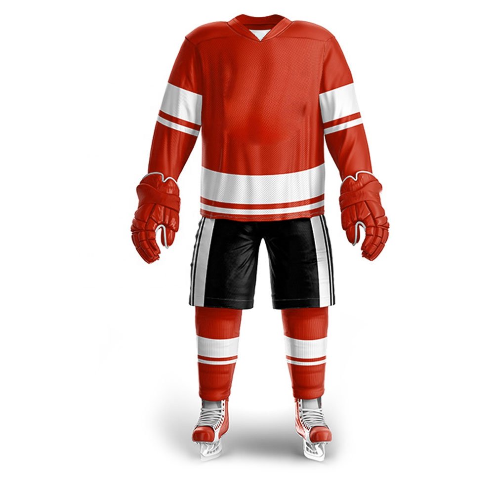 New Fashionable Ice Hockey Uniform Design Professional Customized Ice Hockey Uniform Light Weight Ice Hockey Uniform