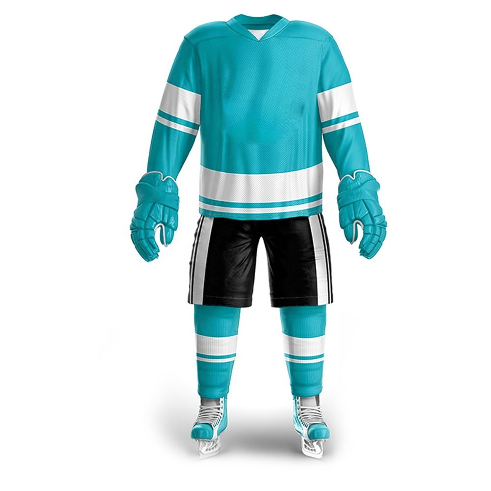New Fashionable Ice Hockey Uniform Design Professional Customized Ice Hockey Uniform Light Weight Ice Hockey Uniform