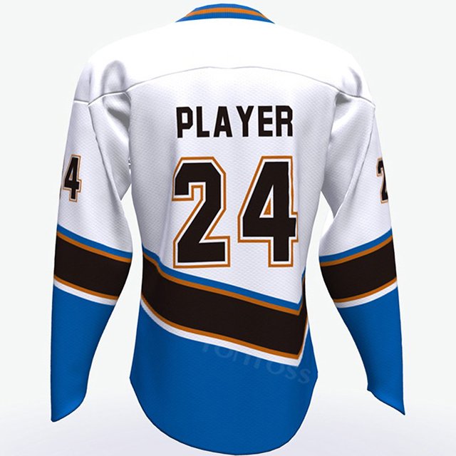 100% Polyester sublimation blank ice hockey jersey