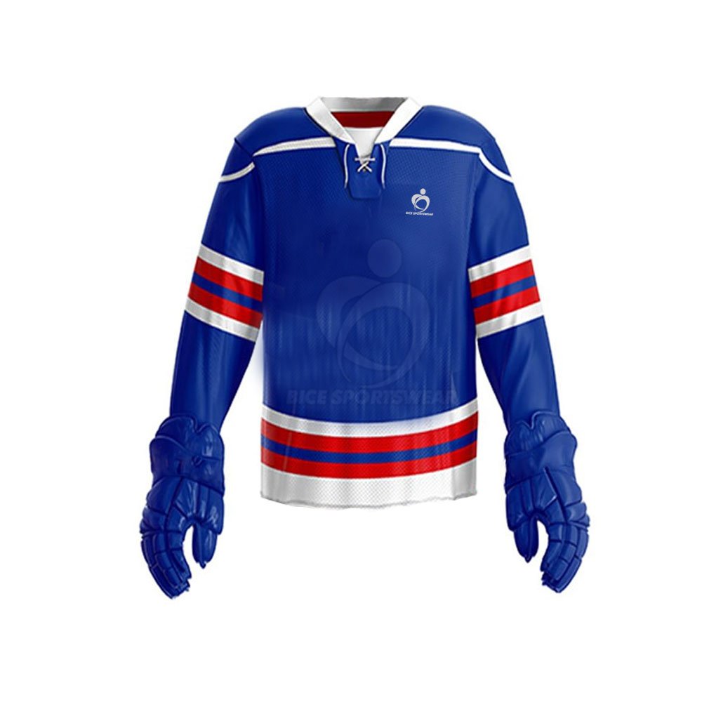 Latest Design Different Style Plain Color Ice Hockey Uniform 100% Polyester Ice Hockey Uniform Sets