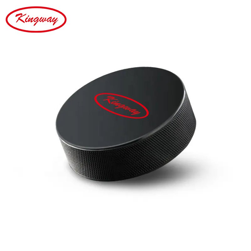 Professional Official Size Rubber Ice Hockey Puck Custom Logo For Hockey Sports