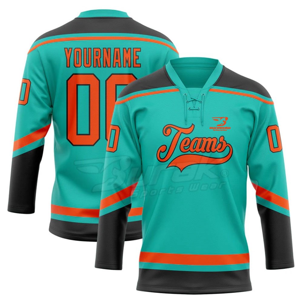Best Quality Pakistan Made Plain Men Ice Hockey Jersey Comfortable Stylish Men Ice Hockey Jersey