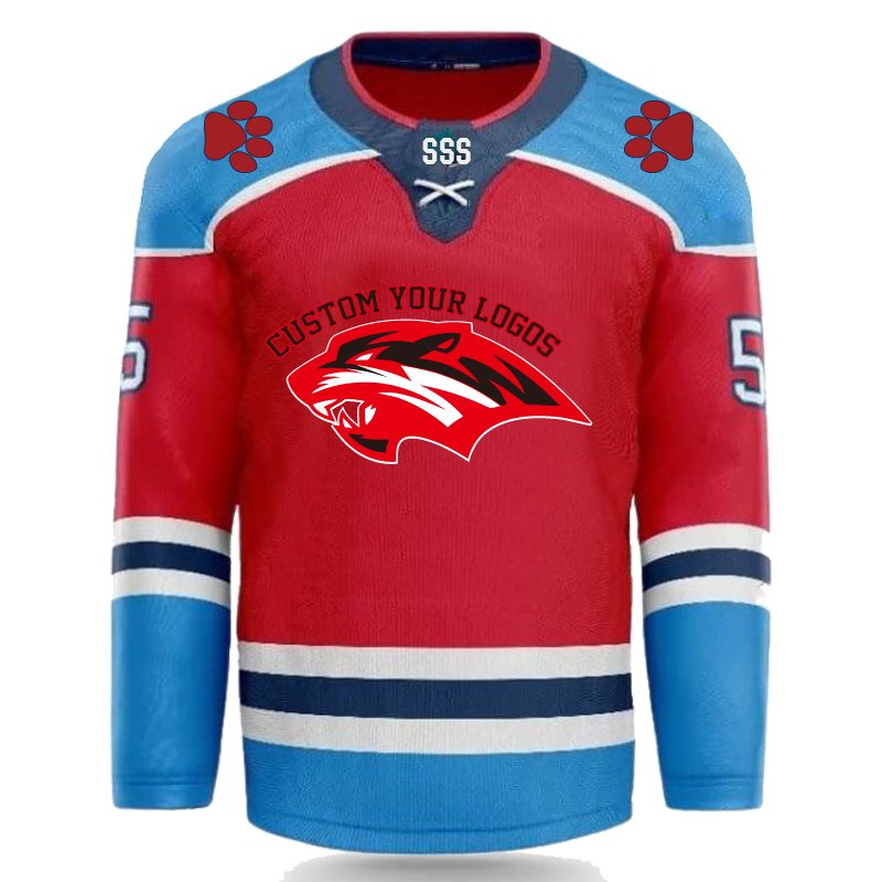 Original Factory Fire Quality Cutstom Blank Practice Slim Fit Ices Norwegen Montreal Canadiens Pingouin Cole Caulfield Hockey Je
